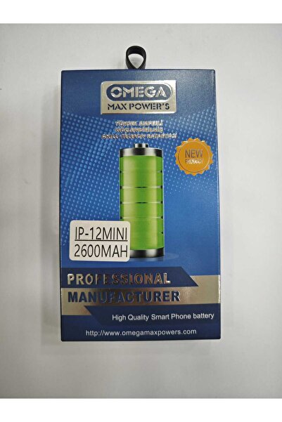 EDA TEKNİK İPHONE 12 MİNİ UYUMLU OMEGA YÜKSEK AMPERLİ BATARYA
