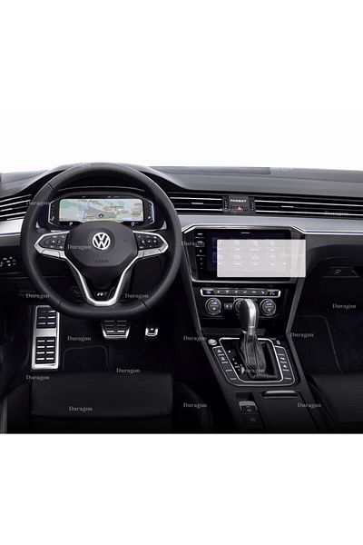 Volkswagen Folie Matte Volkswagen Passat B8 2018-2023, Duragon, Navigation Display protection, made of silicone