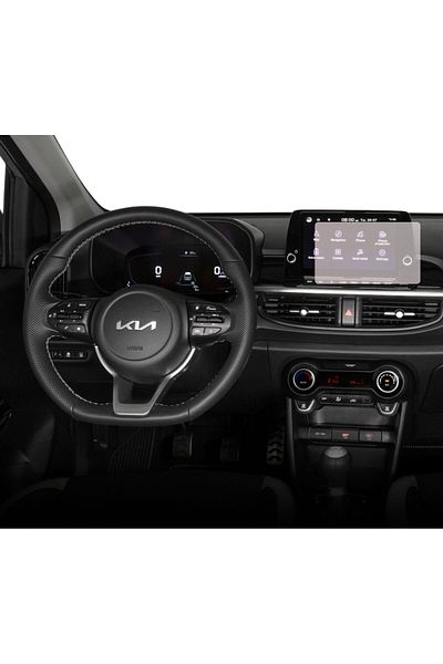 Hyundai / Kia Navigation Protection Film Kia Picanto 2023+, Duragon, Matte silicone, installation kit