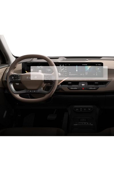 Hyundai / Kia Navigation Protection Film Kia EV5 2023+, Duragon and Dashboards, silicone, installation kit
