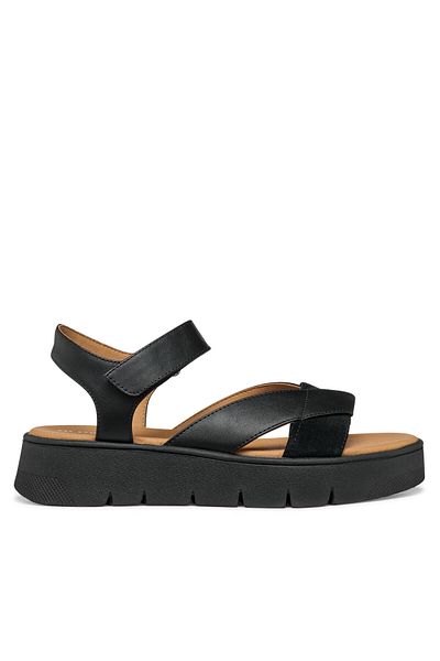 Geox Sandale damă negre GEOX-D55SCB-05422 C9999