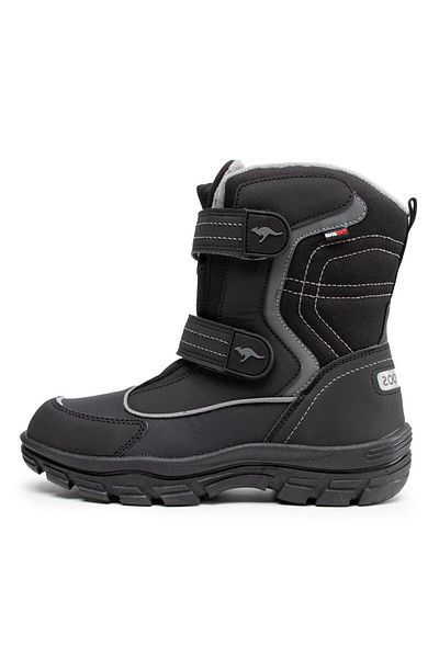 Kangaroos Boy Snow Boots black KANGAROOS-18780 5003 K-LENO V RTX JET BLACK/STEEL GREY D