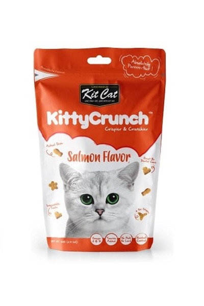 Kit Cat كيتي كرانش بنكهة السلمون، عبوة من 6 قطع، 60 غرام