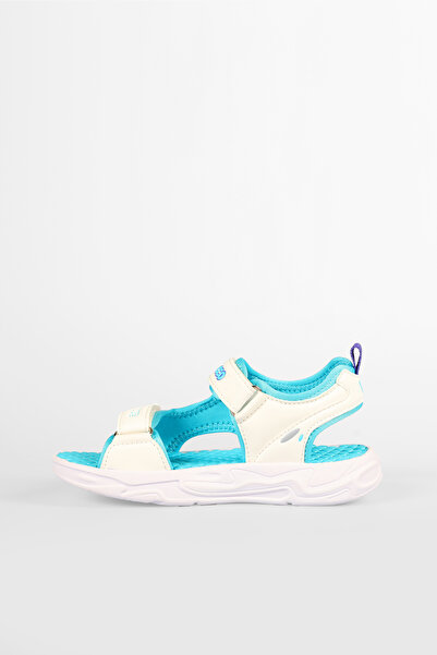 Vicco But Lighted Girls Preschool White Sandals