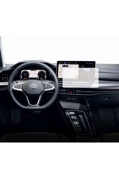 Volkswagen Navigation Protection Film Volkswagen Golf 2024+, Duragon, Matte silicone, installation kit