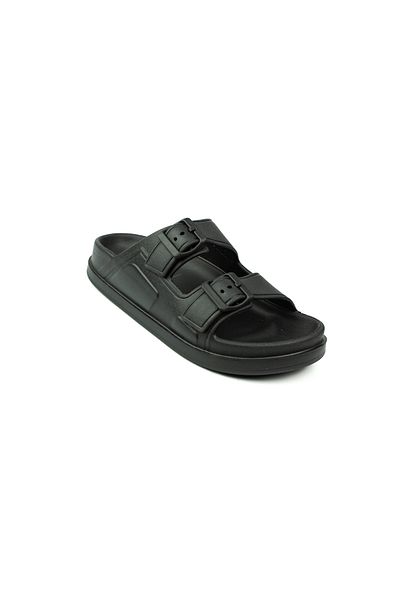 BABALİ Babalı 502 Feelup Black Eva Double Buckle Women's Slippers