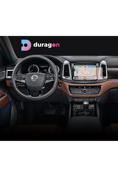 Ssangyong Kyron Navigation Protection Film Ssangyong Rexton 2021+, Duragon Ssangyong, silicone, installation kit
