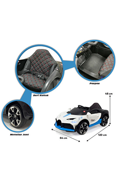 Akar Oyuncak Style Gt 12 Volt Akülü Araba Beyaz