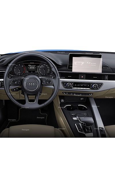 UNIVERSAL CAR Navigation Protection Film Audi A5 Sportback 2019-2024, Duragon, silicone, installation kit