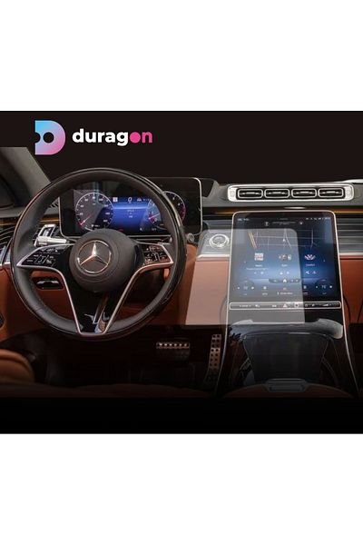 MERCEDES Navigation and dashboard clock foil Duragon, for Mercedes S-Class (W223) / (V223) 2020+, matte, kit