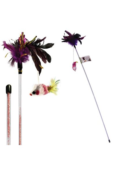 NUTRAPET Flying Mouse Cat Wand