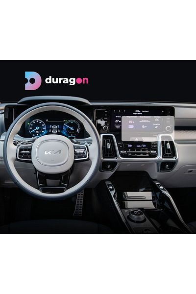 Hyundai / Kia Navigation Protection Film Kia Sorento 2020-2024, Duragon, silicone, installation kit