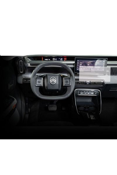Citroen / Peugeot Navigation Protection Film Citroen C3 Aircross 2024+, Duragon, Matte silicone, installation kit