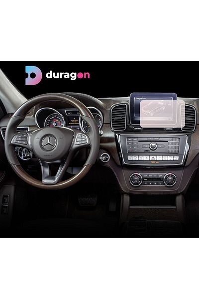 MERCEDES Navigation and dashboard foil Duragon, for Mercedes Benz GLE (W166) 2015-2019, matte, kit