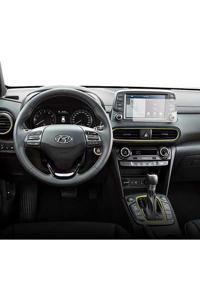 Hyundai Navigation Protection Film Hyundai Kona 2021-2022, Duragon, silicone, installation kit