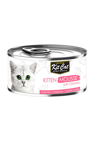 Kit Cat موس القطط مع الدجاج 80 جرام عبوة من 6 قطع