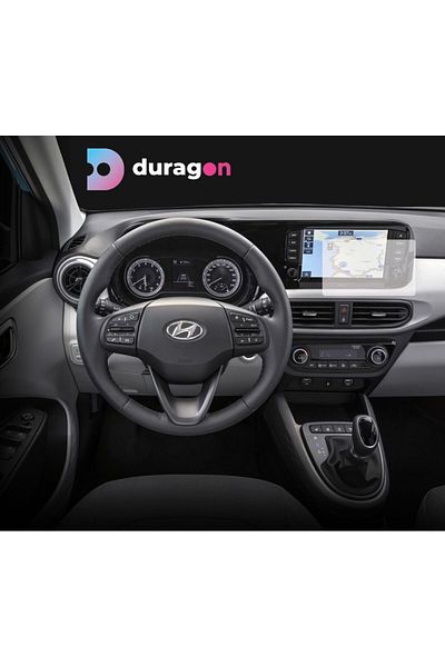 Hyundai Navigation Protection Film Hyundai i10 2023+, Duragon, silicone, installation kit