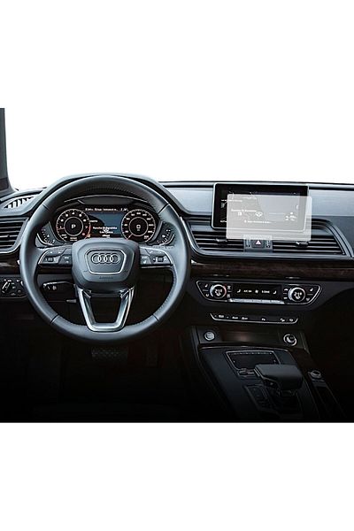 UNIVERSAL CAR Navigation Protection Film Audi Q5 2016-2020, Duragon, Matte silicone, installation kit