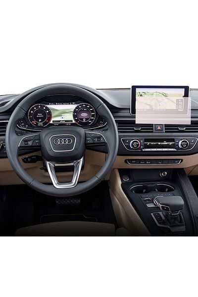 UNIVERSAL CAR Navigation Protection Film Audi A4 2016-2018, Duragon, silicone, installation kit