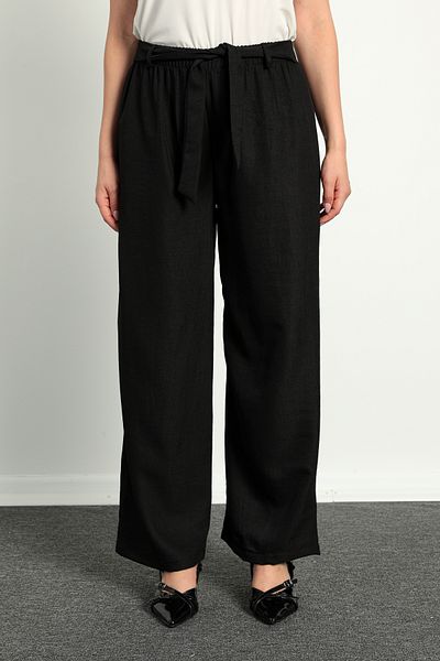 ModaPlaza Women's Belted Palozzo Trousers