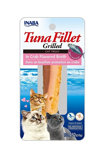 Inaba تونة في مرق السلطعون 15 جرام عبوة من 6 قطع