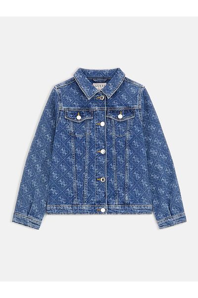 Guess JACĂTĂ DE DENIM CU 4G