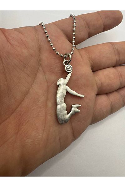 Herşey Nota Dunk Champion – Nba Basketball Dunk Figure Unisex Necklace (60 cm Chain)