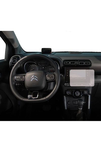Citroen / Peugeot Display protection film, Duragon, Central navigation Citroen C3 Aircross 2021-2024, made of silicone