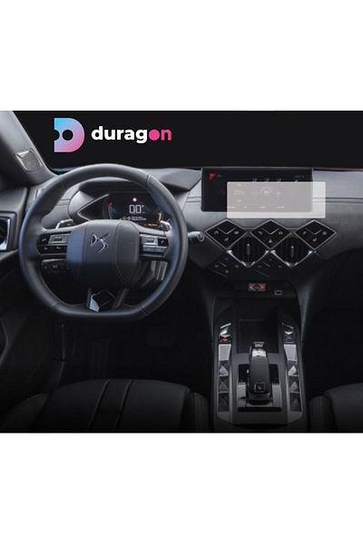 UNIVERSAL CAR Duragon navigation display protection film, for DS Automobiles DS 3 Crossback 2018+, matte, kit