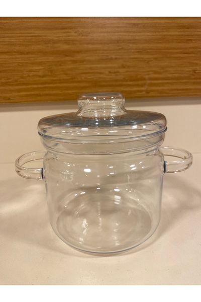 PLUS HOME Cookware Glass Heat Resistant 1.5 Liter