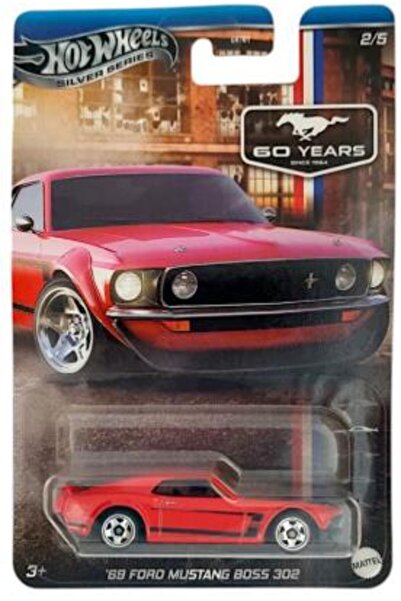 HOT WHEELS Silver Series '69 Ford Mustang Boss 302 JBY51