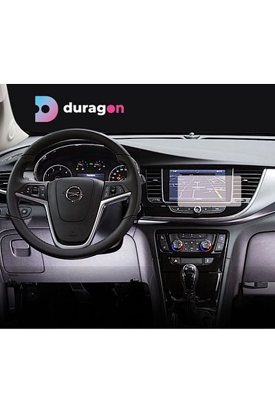 Opel Navigation Display Protection Film, Duragon, Opel Mokka X 2016-2020, Matte silicone, Installation kit