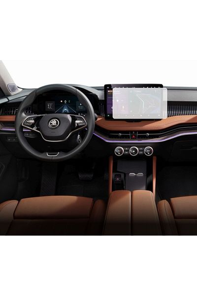 Skoda Navigation Protection Film Skoda Kodiaq 2023+, Duragon, silicone, installation kit