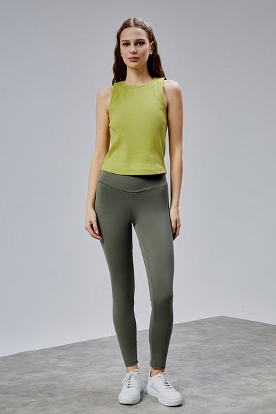 TF The Fancy For You Women's High Waist Thick Belt Slim Fit Leggings