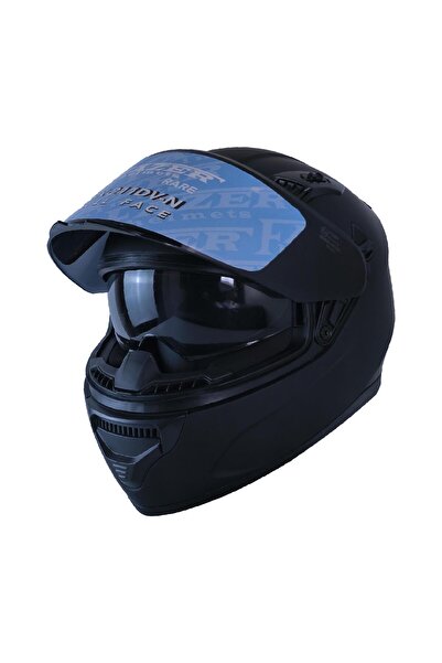 MTS FAZER 211-DV FULL FACE KASK MAT SİYAH