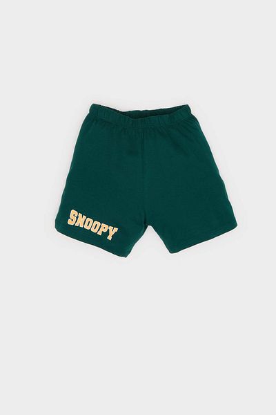 DeFacto E6920 Orange Baby Boy 2-Piece Set Short Sleeve T-Shirt Elastic Waist Shorts