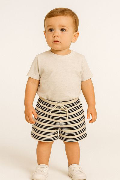 DİVİSTA Unisex Kids Striped Shorts