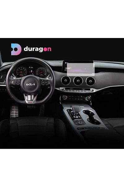 Hyundai / Kia Navigation Protection Film Kia Stinger 2021+, Duragon, Matte silicone, installation kit
