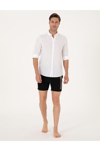 Pierre Cardin Μαύρο Σορτς Θαλάσσης 50307959-VR046