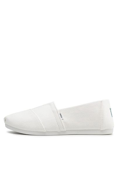 Toms Women's Sneakers white TOMS-RECYCLED COTTON CANVAS WOMEN'S ALPARGATA 10017739 WHITE