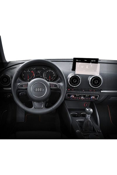 UNIVERSAL CAR Navigation Protection Film Audi A3 Sedan 2013-2016, Duragon, silicone, installation kit
