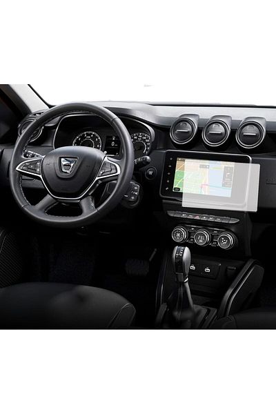 Dacia Navigation Protection Film Dacia Duster 2021-2023, Duragon, Matte silicone, installation kit