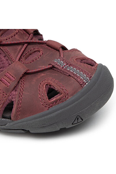 Keen Women's Sandals red KEEN-1025088 CLEARWATER CNX LEATHER WINE/RED DAHLIA