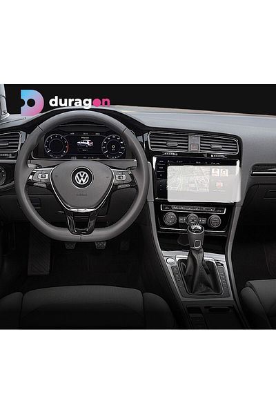 Volkswagen Navigation Protection Film Volkswagen Golf 2017-2019, Duragon, Matte silicone, installation kit