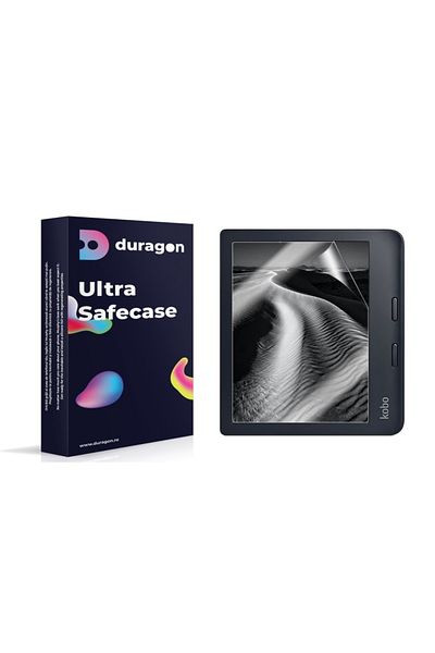 kobo Folie Duragon, pentru Kobo Libra 2 HD, Kit inclus, Silicon Premium