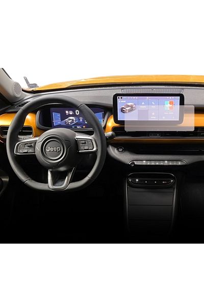 Jeep Navigation Protection Film Jeep Avenger 2022+, Duragon, Matte silicone, installation kit