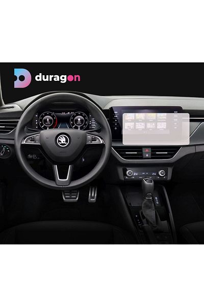 Skoda Navigation Protection Film Skoda Kamiq (EU) 2019-2023, Duragon, silicone, installation kit