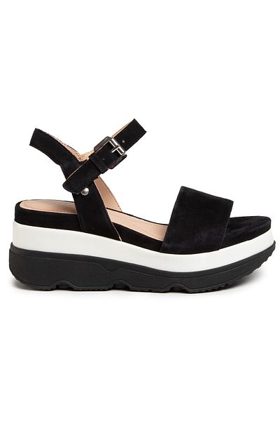 Geox Sandale damă negre D02HBC