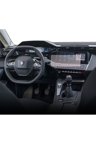Citroen / Peugeot Navigation Protection Film Peugeot 308 2021+, Duragon, Matte silicone, installation kit
