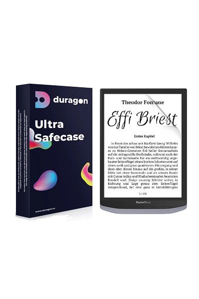 pocketbook Folie Duragon, pentru PocketBook InkPad X, Kit inclus, Silicon Premium